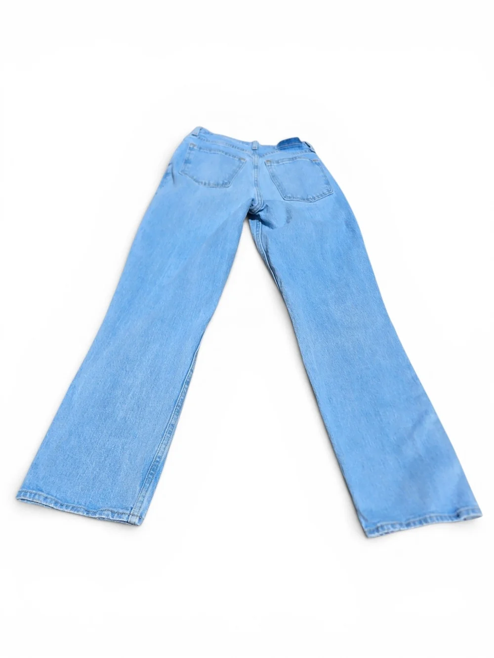 Abercrombie Curve Love 90s Straight Jeans Size 26 Distressed - Picture 4 of 6